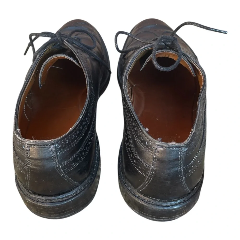 Allen Edmonds Dress Shoes Size‎ 12 D Black Oxford Wingtip McNeil Made in USA